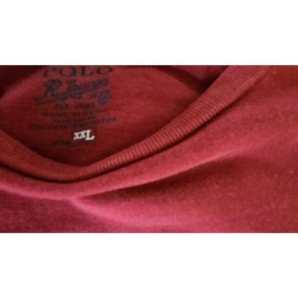 Ralph Lauren Men's XXL Bundle-1 Maroon Polo T Shirt & 1 Ralph Lauren Jeans Polo - Picture 4 of 13